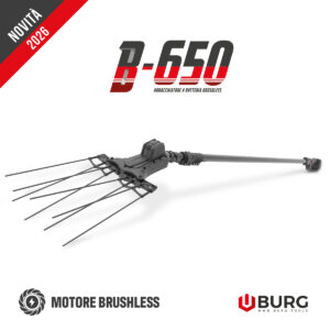 ABBACCHIATORE A BATTERIA B-650 BRUSHLESS – PETTINI IN CARBONIO